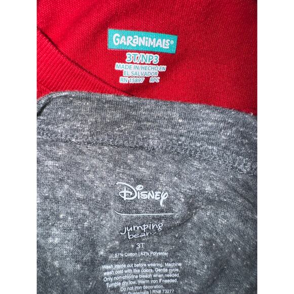 Toddler Boy Holiday Long Sleeve Mickey Mouse Dinosaur Shirt Bundle, Size 3T - Picture 5 of 7